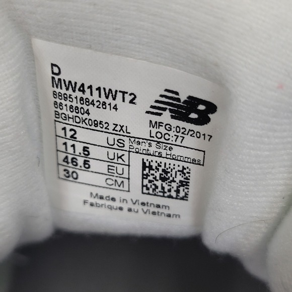 New Balance Shoes‎ Men 12 D White Walking Marche MW411WT2 main image 4